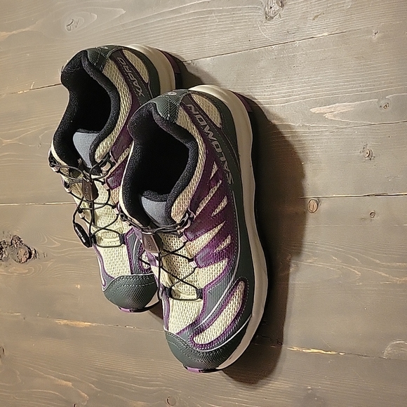 Salomon Contagrip Xapro Girls Shoes Size 3.5 - Picture 2 of 7